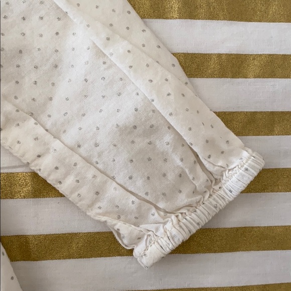 GAP SILVER POLKA DOT BLOUSE - Picture 3 of 6